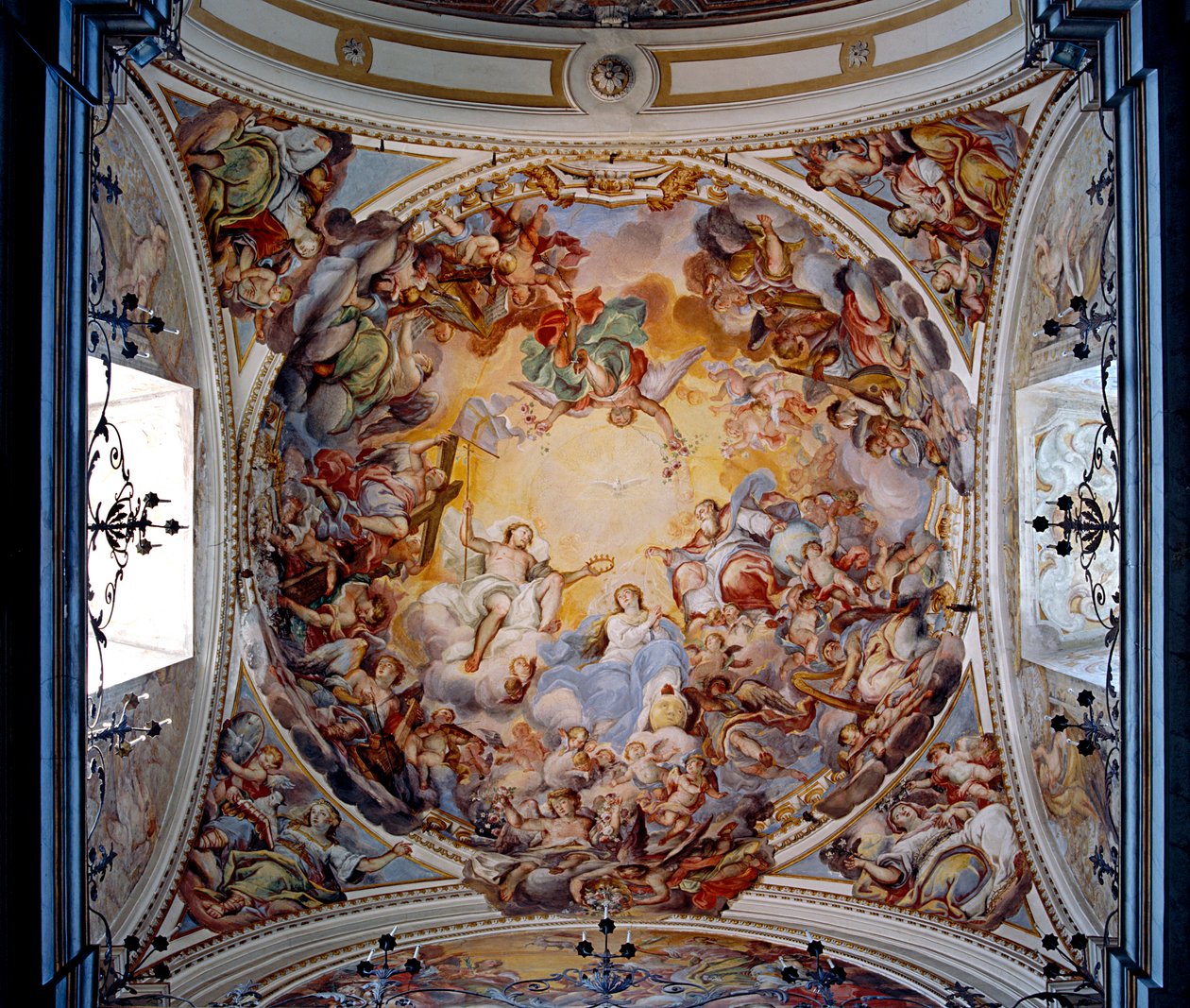 Szűzanya koronázása, 1725 alkotó: Giovanni Tuccari