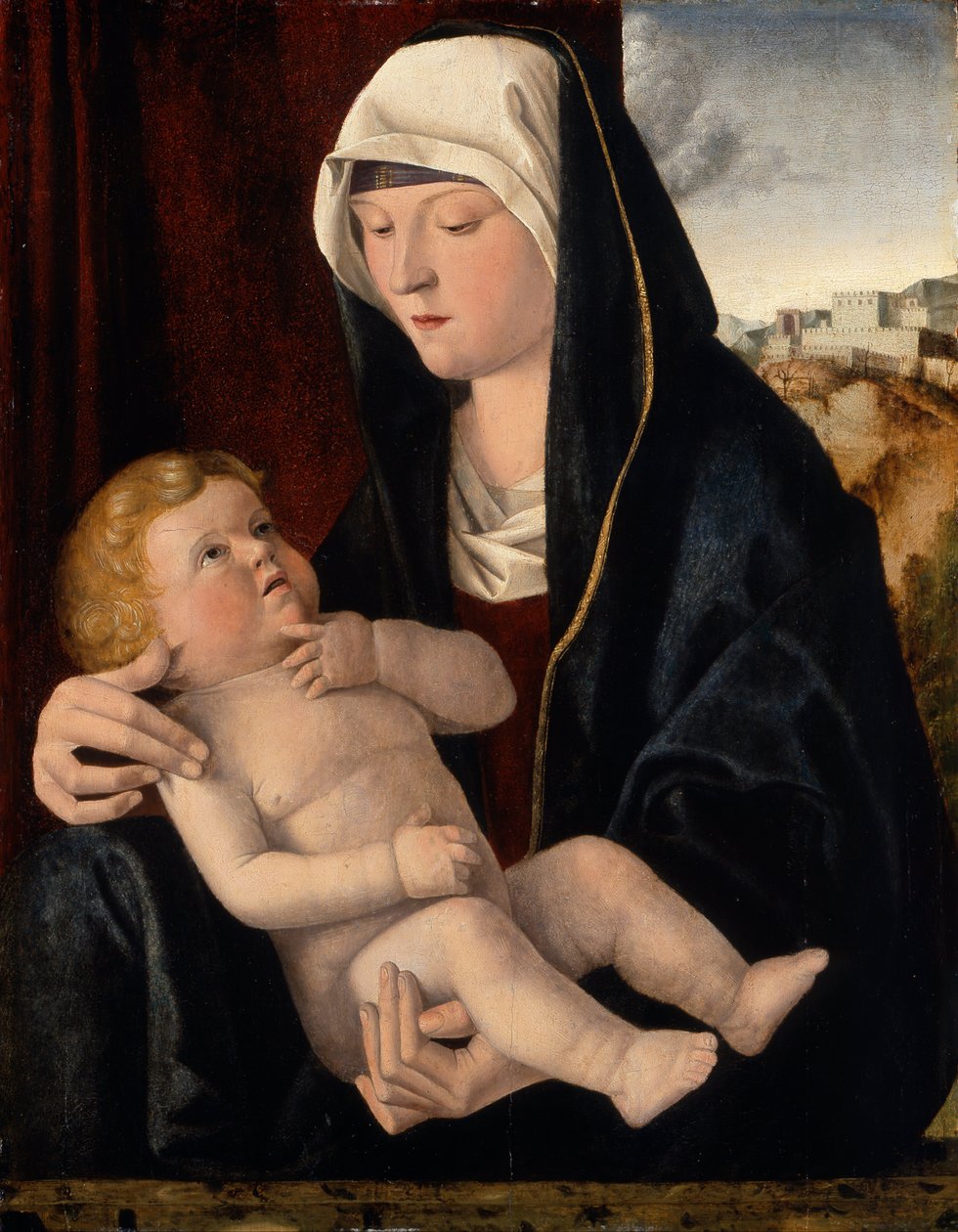 Madonna és gyermeke alkotó: Giovanni Workshop of Bellini