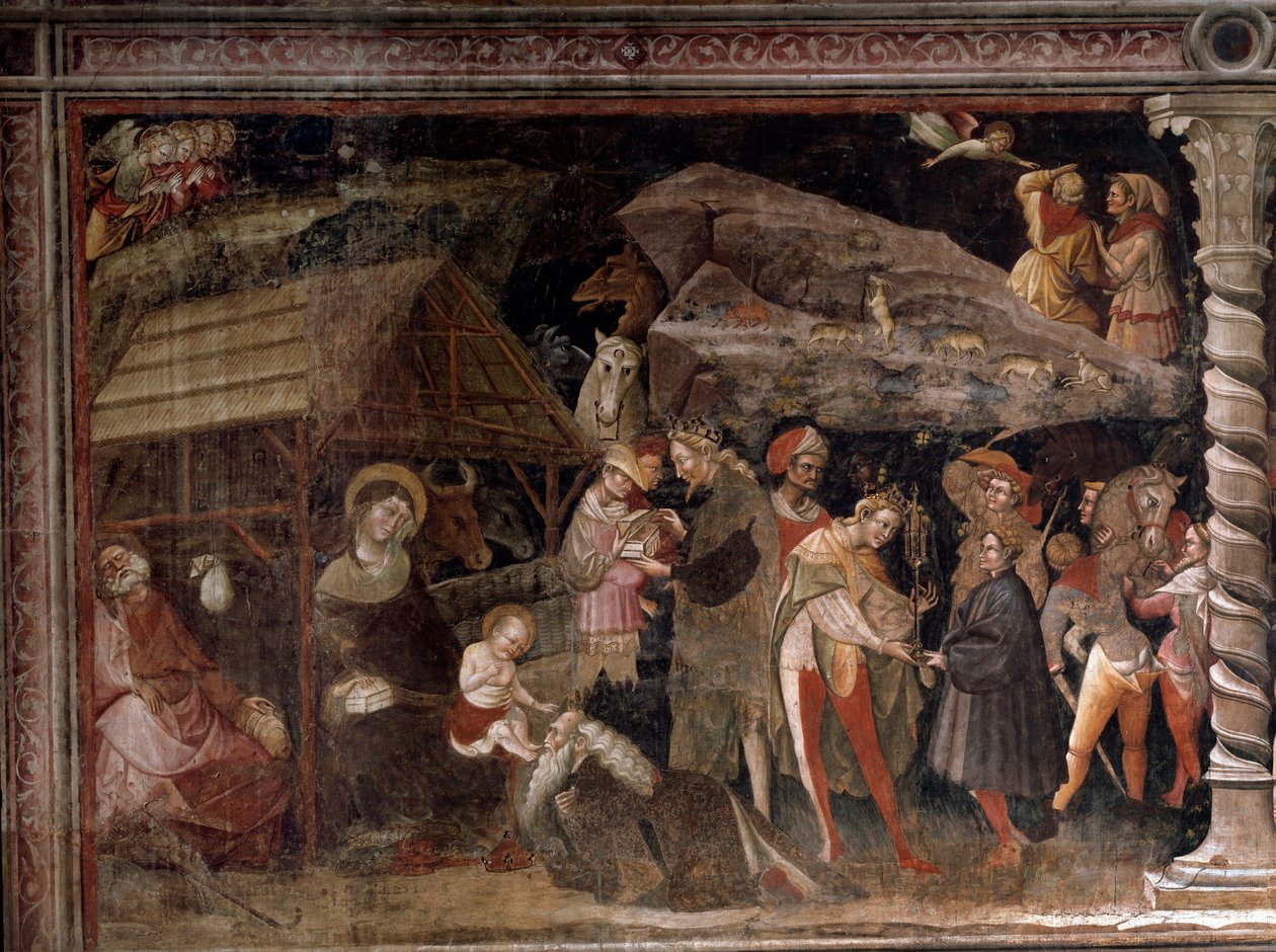 Horoszkóp. A mágusok ciklusából (freskó, kb. 1420) alkotó: Giovanni da Modena