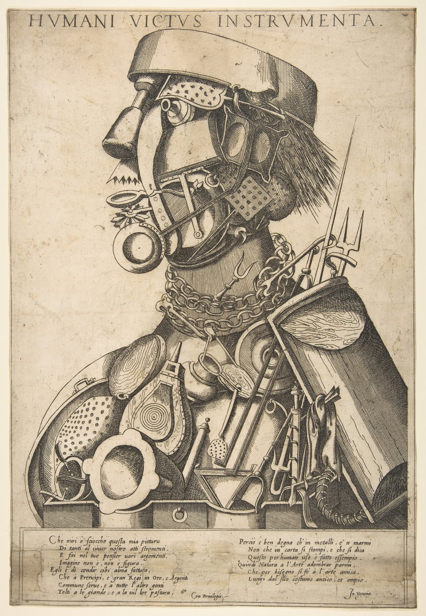 Az emberi megélhetés eszközei Humani Victus Instrumenta: Főzés, 1569 után. alkotó: Giovanni da Monte Cremasco