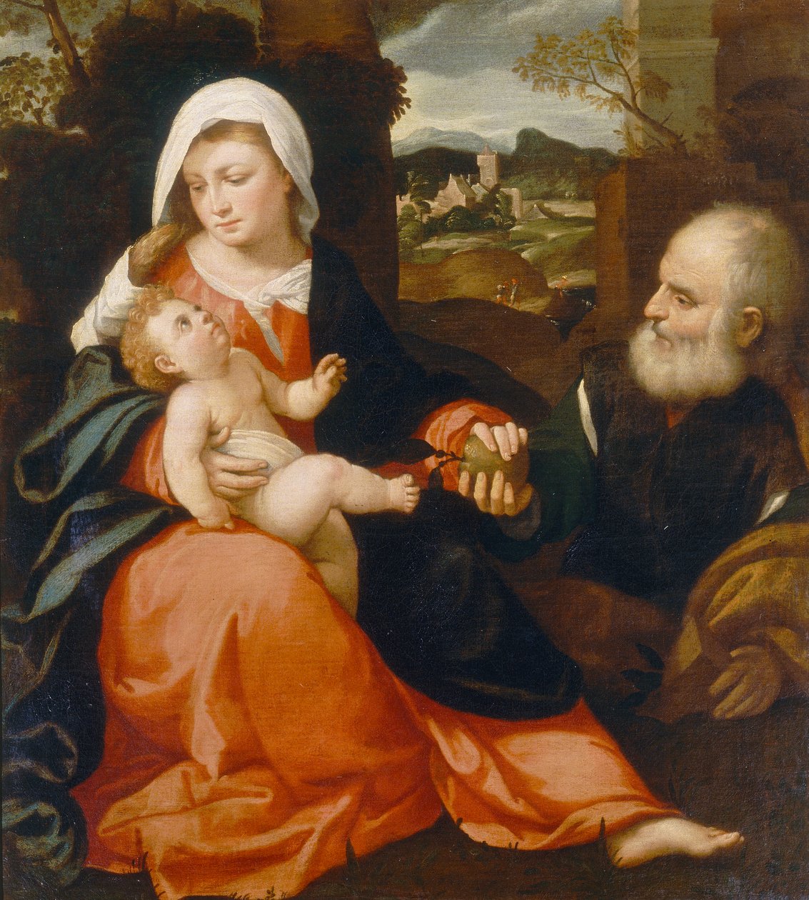 Szent Család alkotó: Giovanni de Busi Cariani