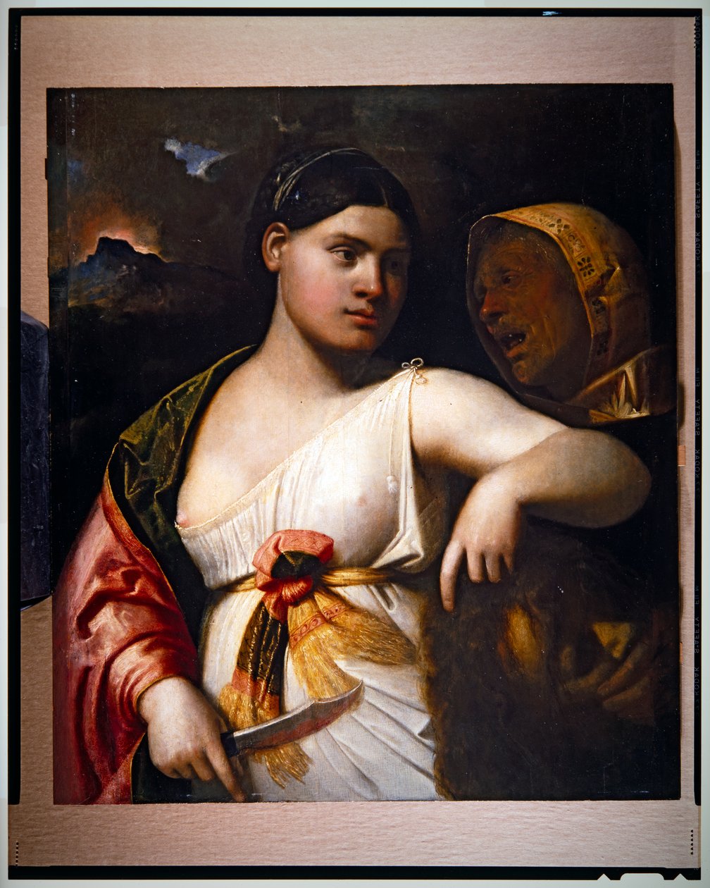 Judit és Holofernész (festmény) alkotó: Giovanni de Busi Cariani