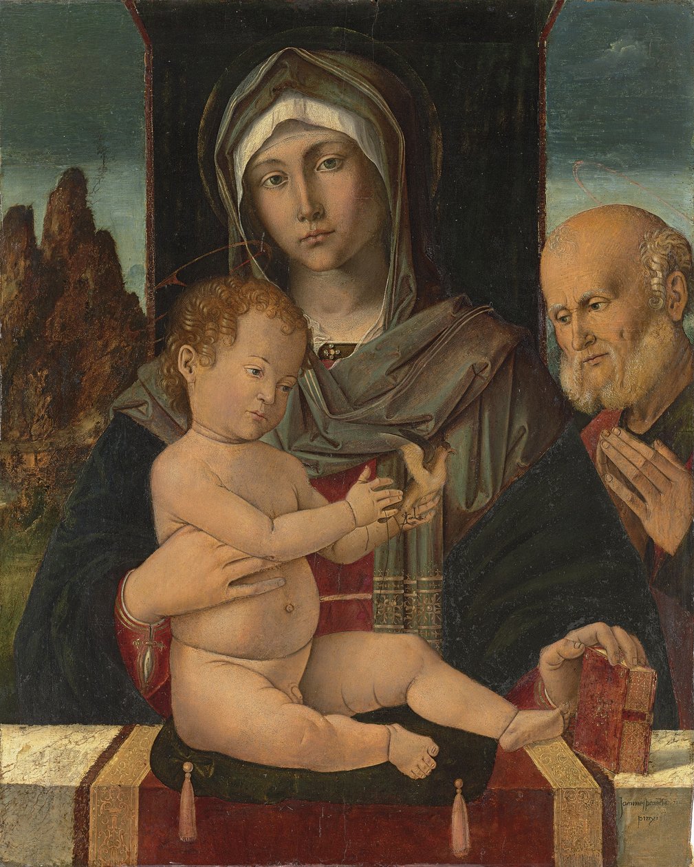 A Szent Család alkotó: Giovanni de Vajenti Speranza