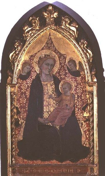 Az alázatosság Madonnája (tempera a panelen) alkotó: Giovanni di Bartolomeo Cristiani