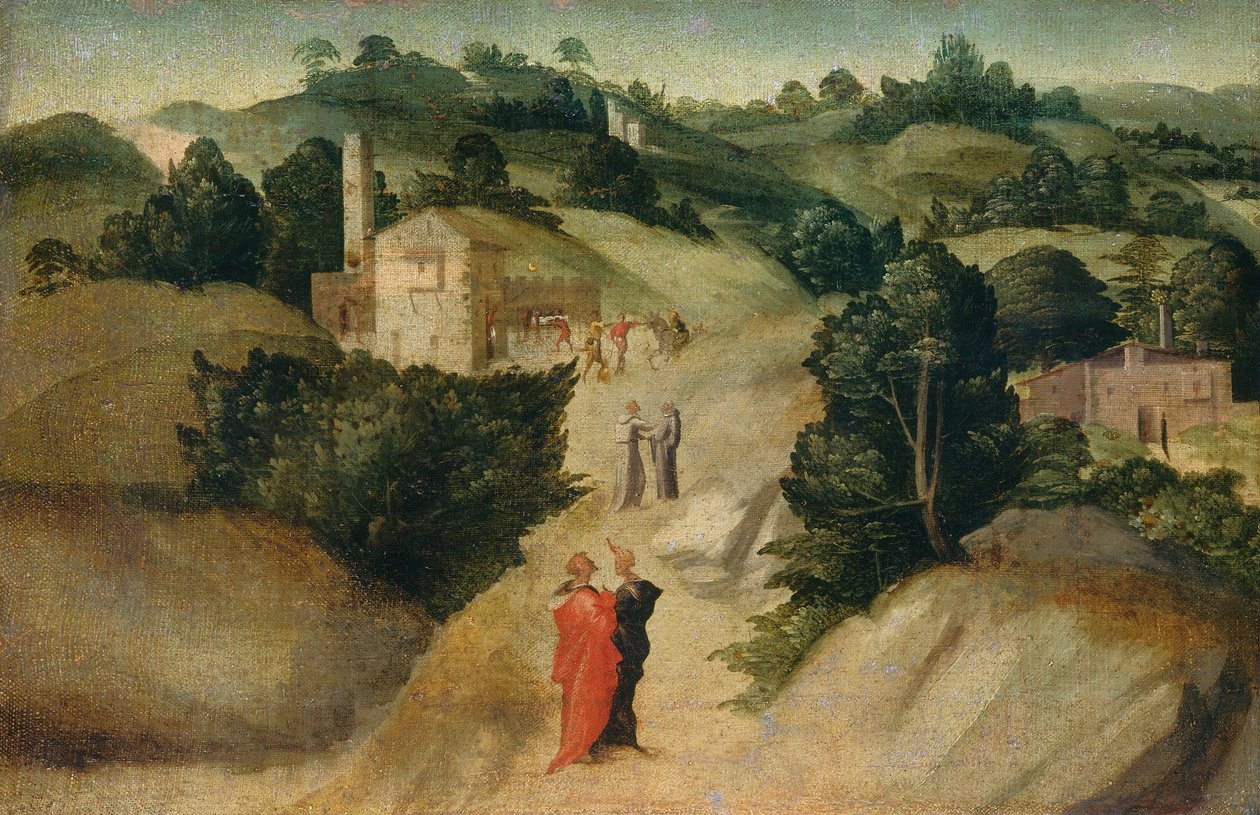 Jelenetek egy legendából, valószínűleg c. 15151520. alkotó: Giovanni di Lorenzo Larciani