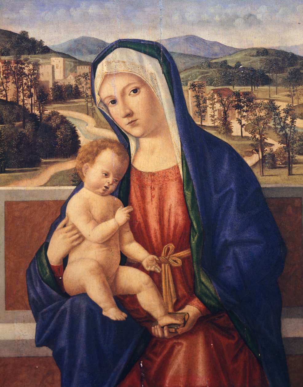 Madonna és gyermek (festmény) alkotó: Giovanni di Niccolo Mansueti