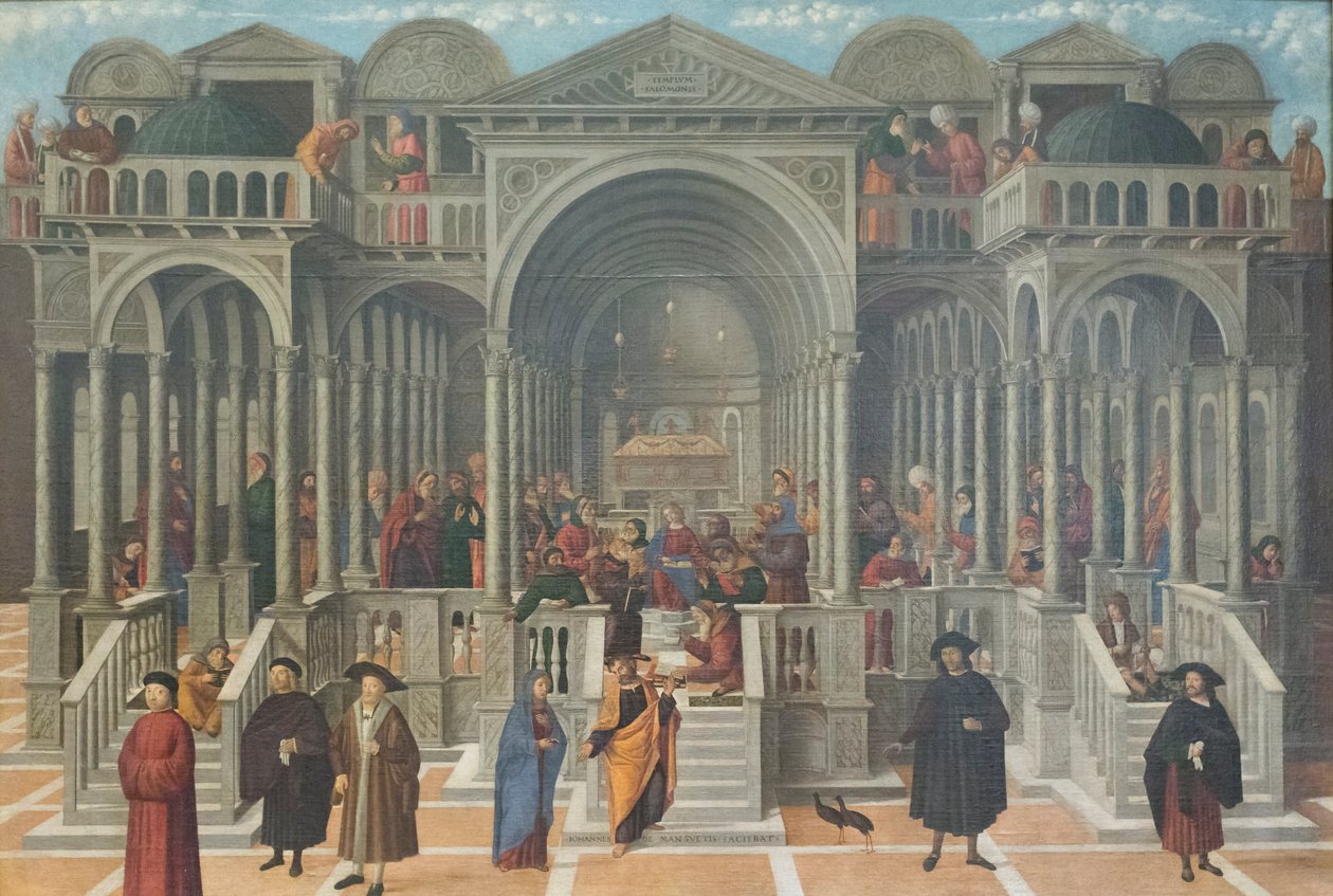 A vita Jézus templomában az orvosok között alkotó: Giovanni di Niccolo Mansueti