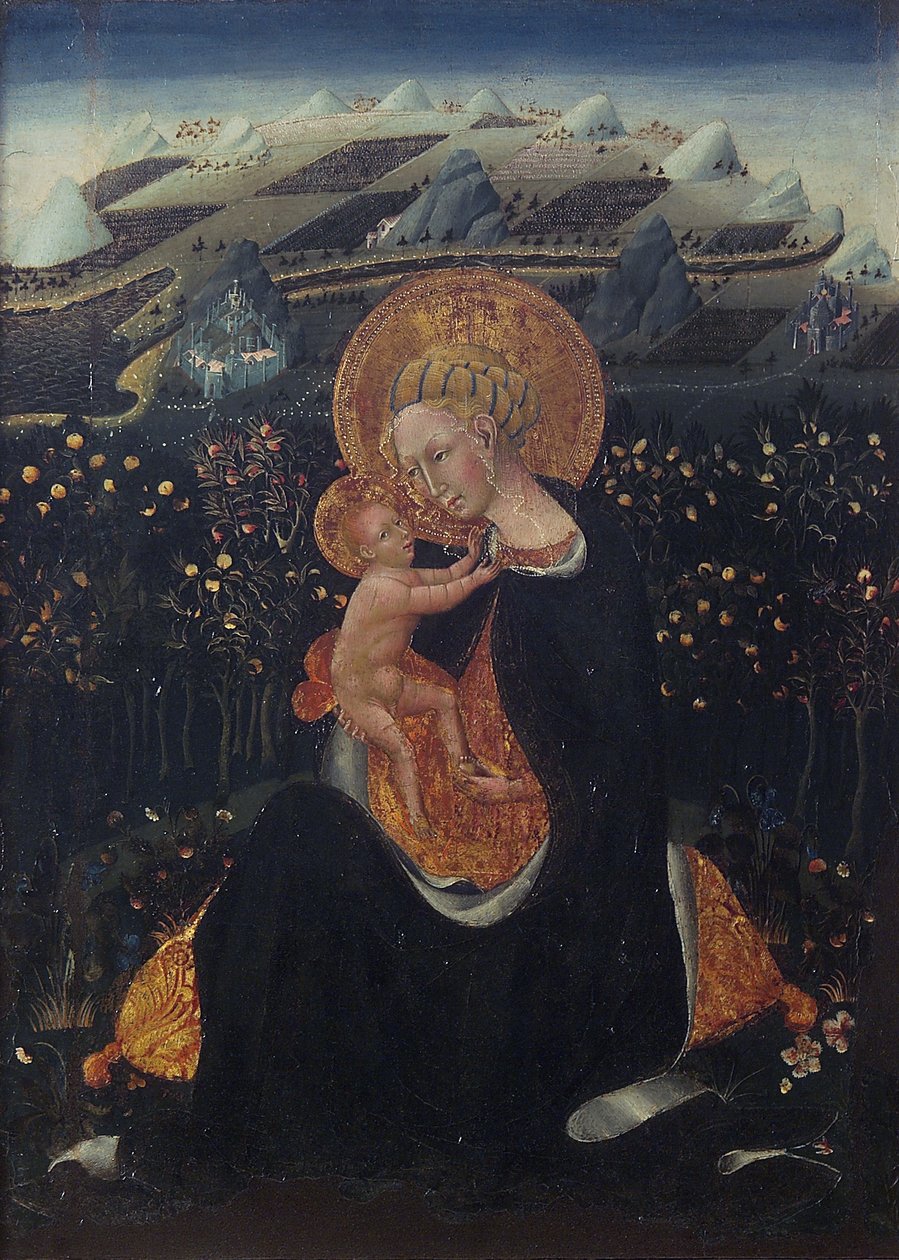 Az alázat Madonnája alkotó: Giovanni di Paolo