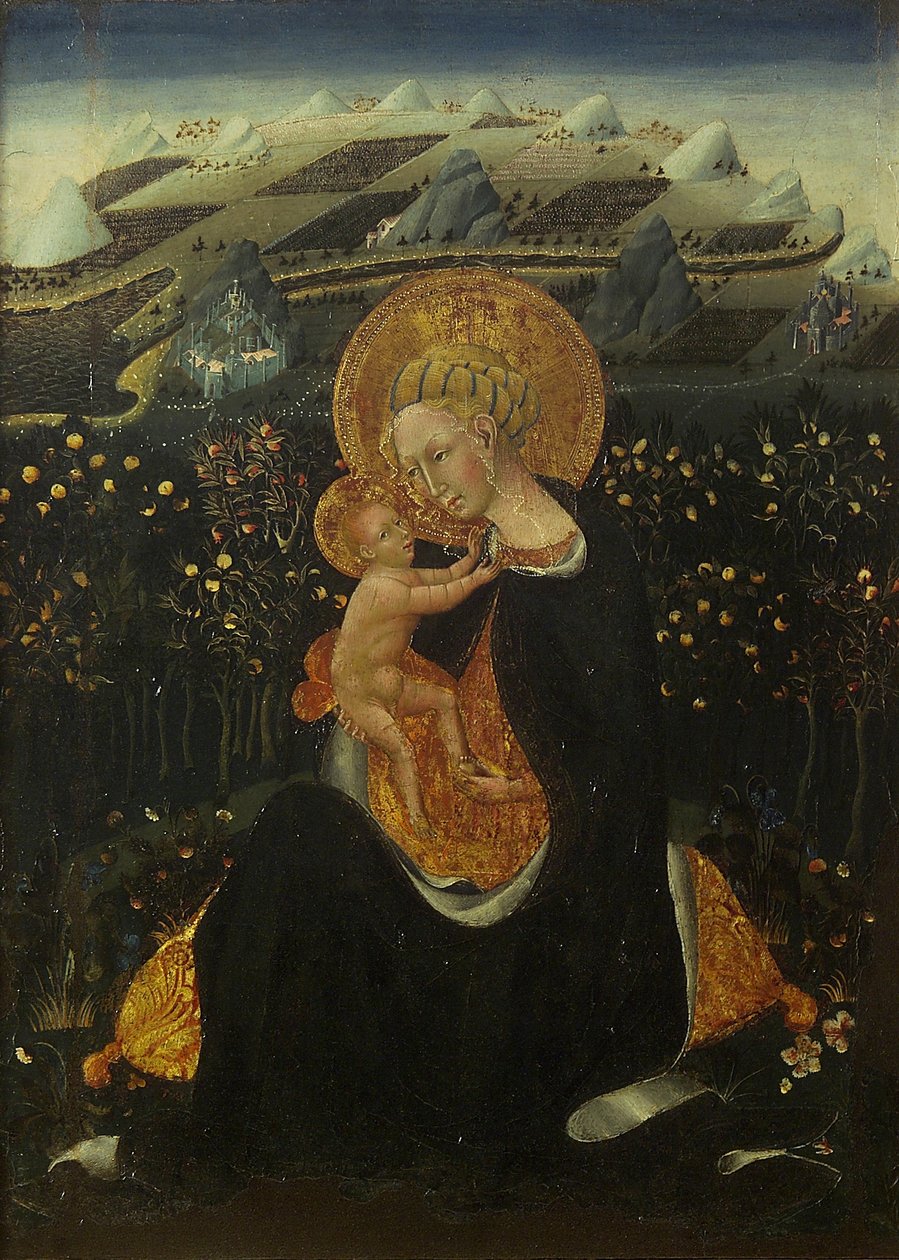 Az alázat Madonnája alkotó: Giovanni di Paolo