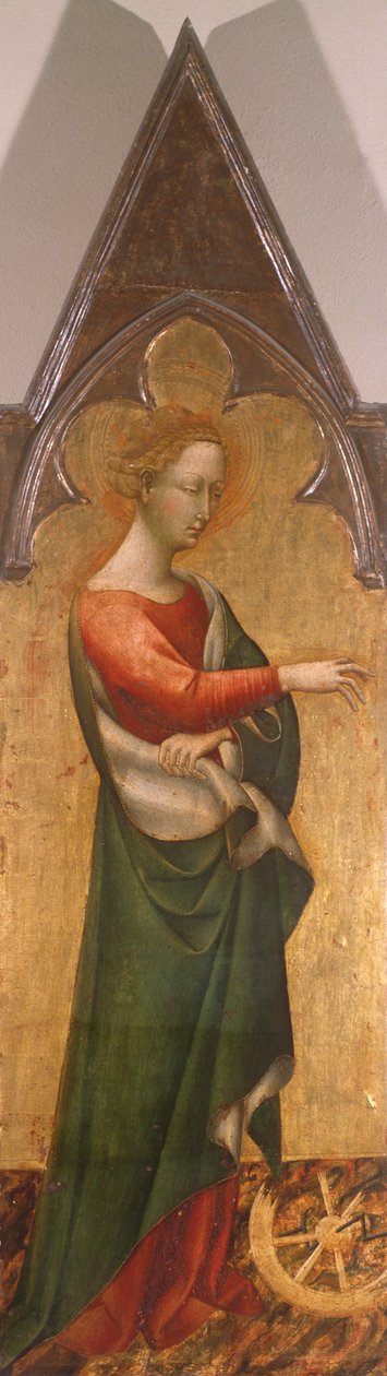 Poliptichon szt. Alessandria Katalin, Giovanni di Paolo (kb. 1403-1482), részlet alkotó: Giovanni di Paolo