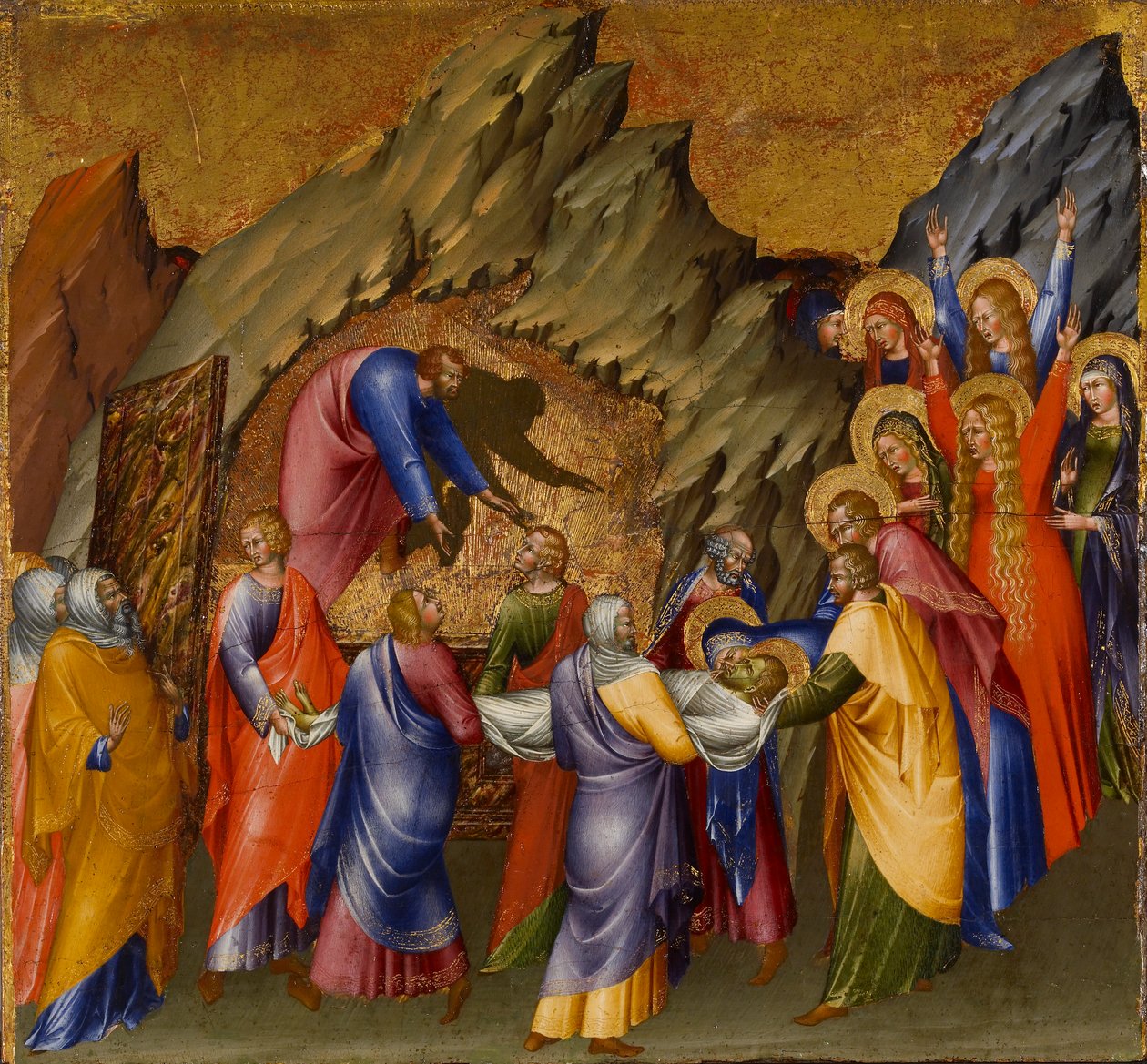 Krisztus síremléke, a Malavolti oltárképről alkotó: Giovanni di Paolo di Grazia