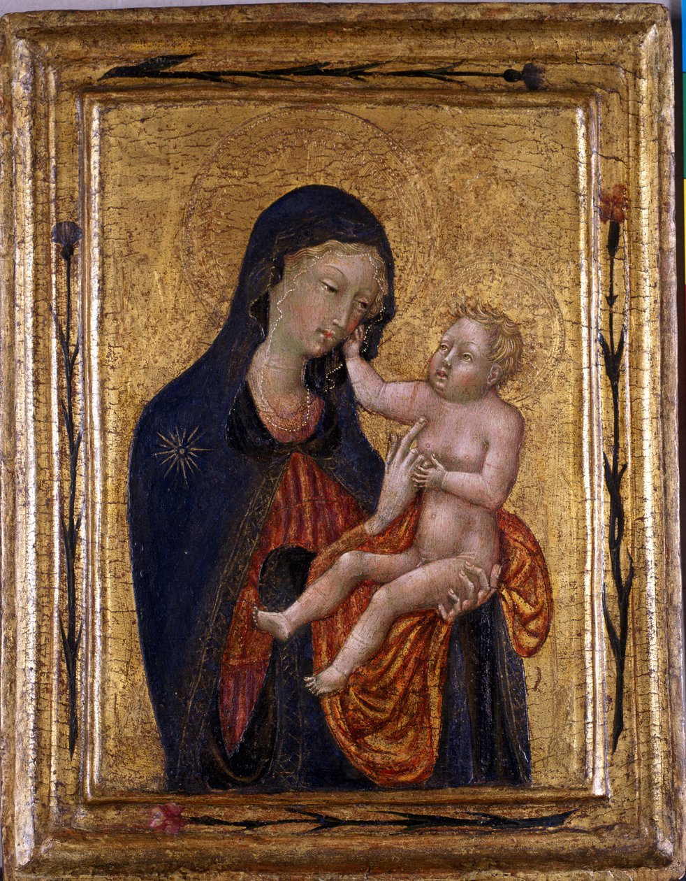 Madonna és gyermeke, 1445-47 körül (tempera fán) alkotó: Giovanni di Paolo di Grazia