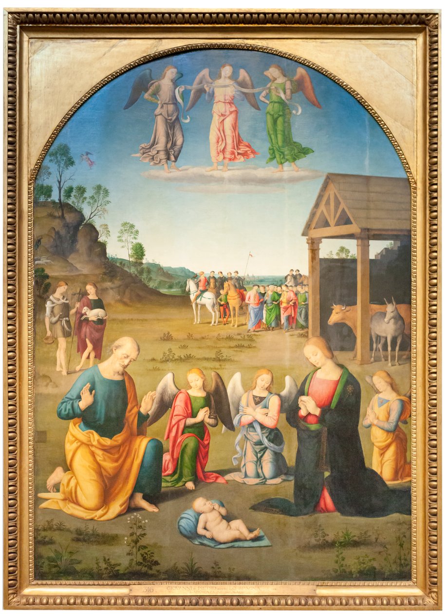 A mágusok imádása (olaj, fa) alkotó: Giovanni di Pietro (c.1450 1529)