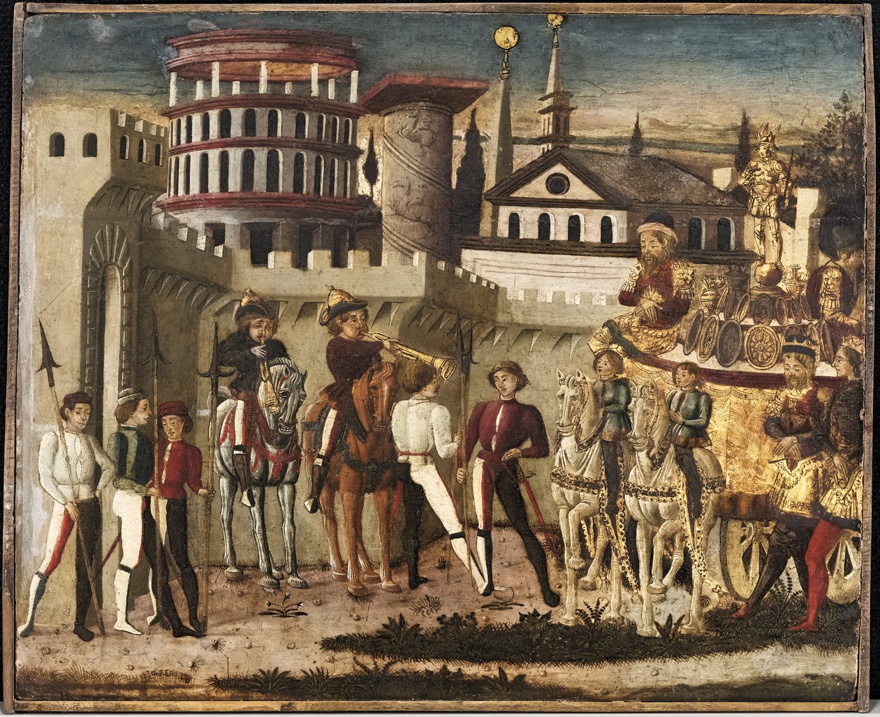 Egy ősi diadal jelenete alkotó: Giovanni di Ser Giovanni Scheggia
