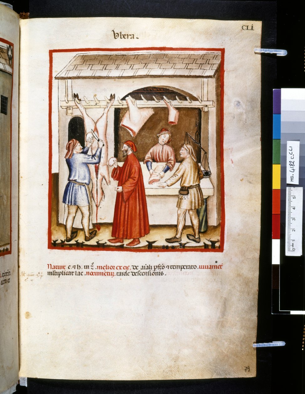 Ububchasym de Baldach Theatrum sanitatis: "Ubera", a 14. század első évtizede (miniatűr) alkotó: Giovannino de