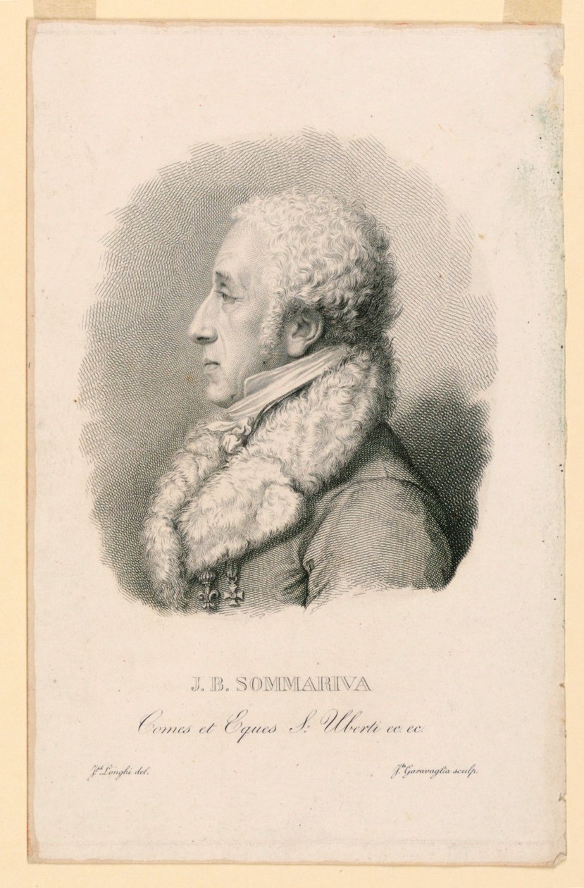J. B. Sommariva (1760-1826) portréja alkotó: Giovita Garavaglia
