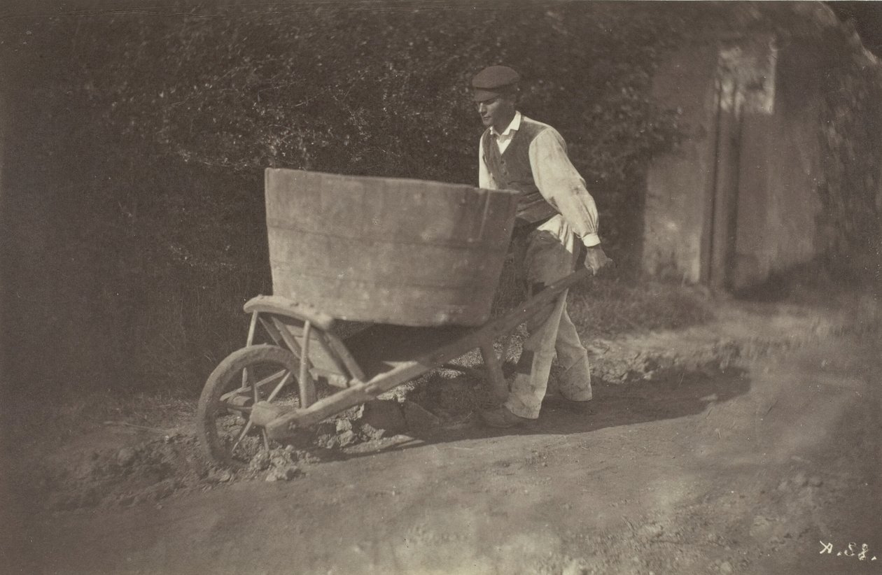 Talicskás paraszt, 1870. alkotó: Giraudon