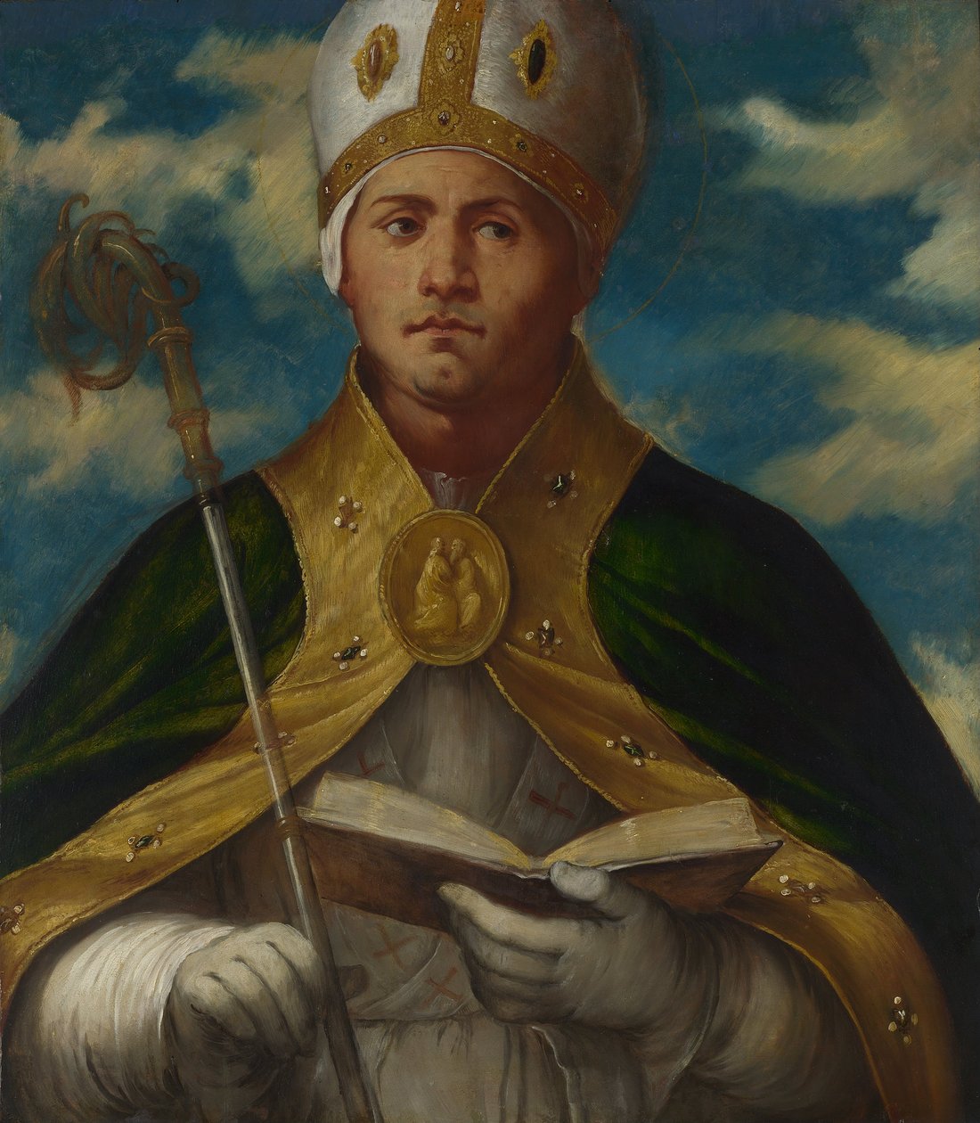 Szent Gaudioso alkotó: Girolamo Romanino