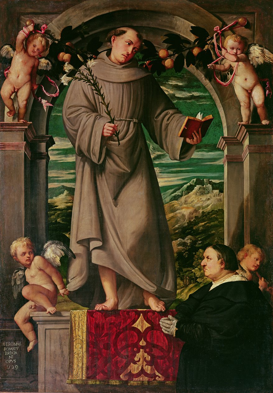 Páduai Szent Antal alkotó: Girolamo Romanino