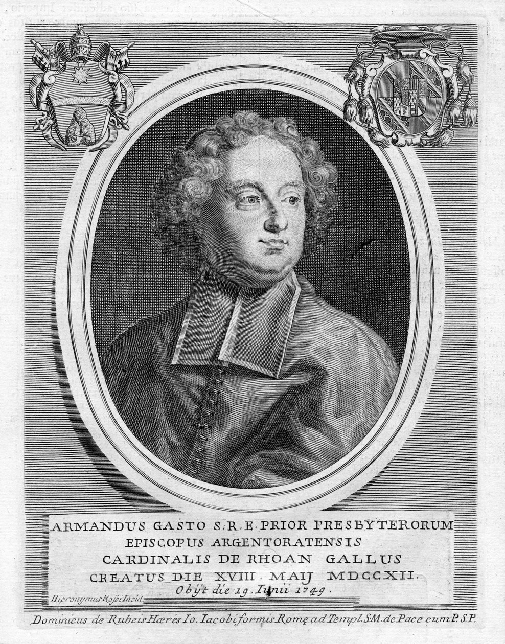 vésett portré alkotó: Girolamo Rossi
