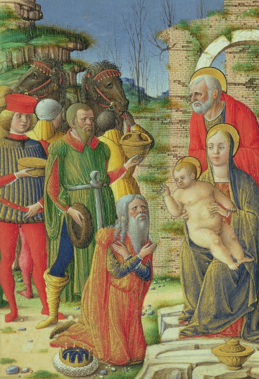 A bölcsek imádása, 1465 körül alkotó: Girolamo da Cremona