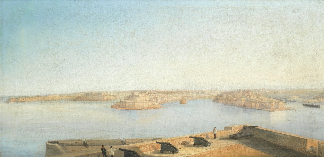 Girolamo Gianni, A három város és a Grand Harbour, Málta alkotó: Girolamo Gianni