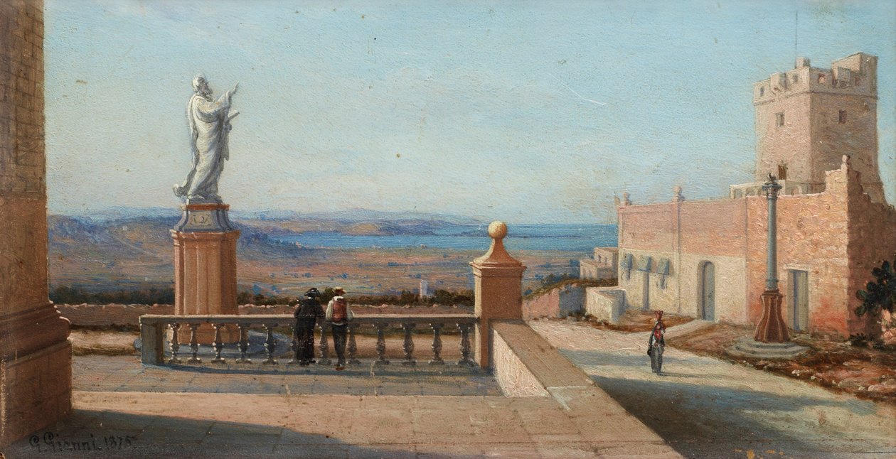 Girolamo Gianni, Máltai kilátás 1875 alkotó: Girolamo Gianni