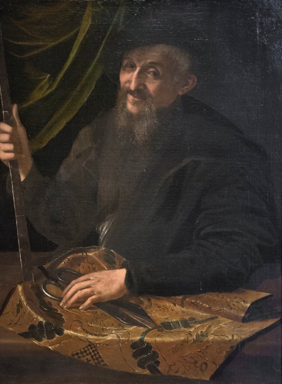 Egy szabó portréja alkotó: Girolamo Mazzola Bedoli