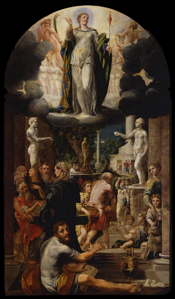 A Szűzanya szeplőtelen fogantatása, 1539 alkotó: Girolamo Mazzola Bedoli