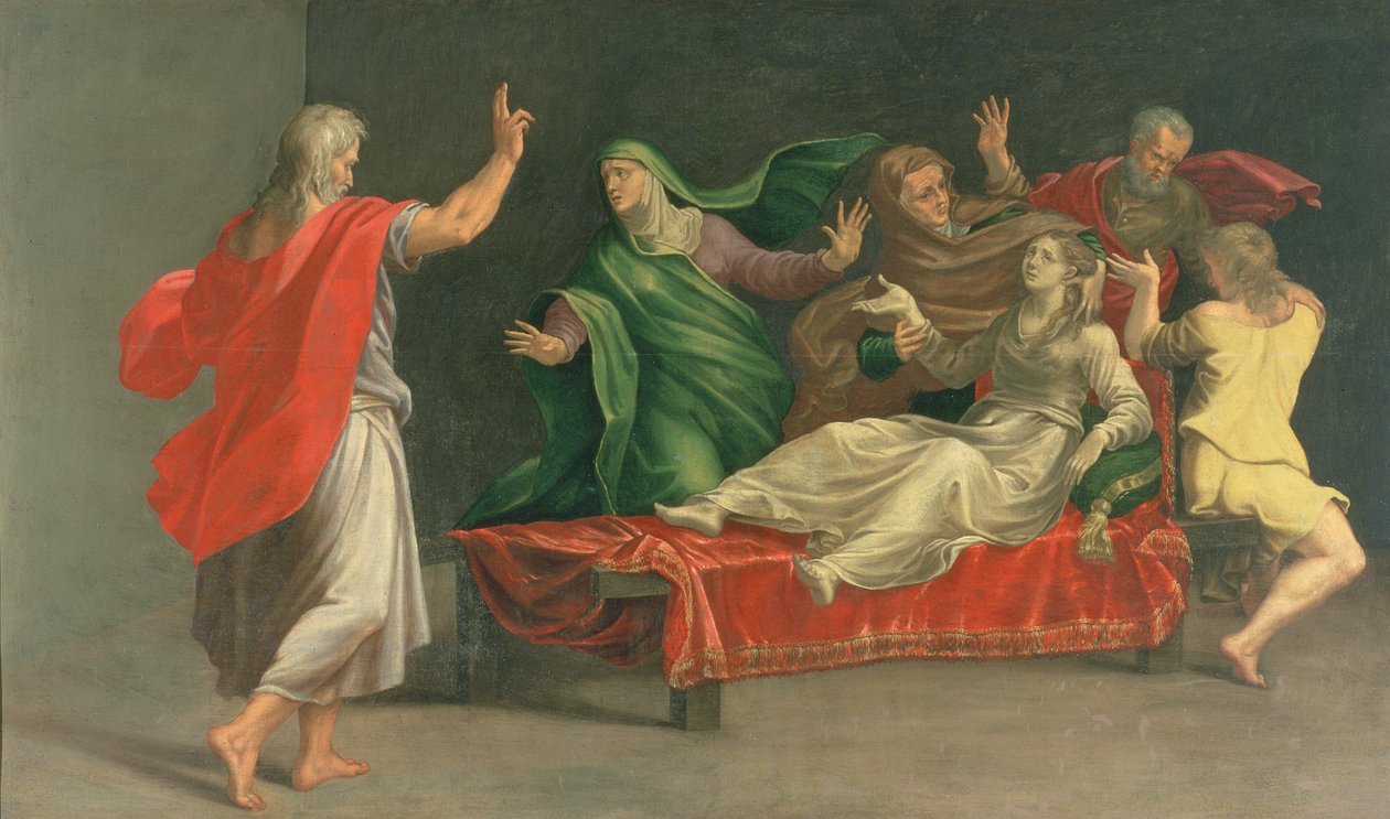 Drusiana felnevelése alkotó: Girolamo Mazzola Bedoli