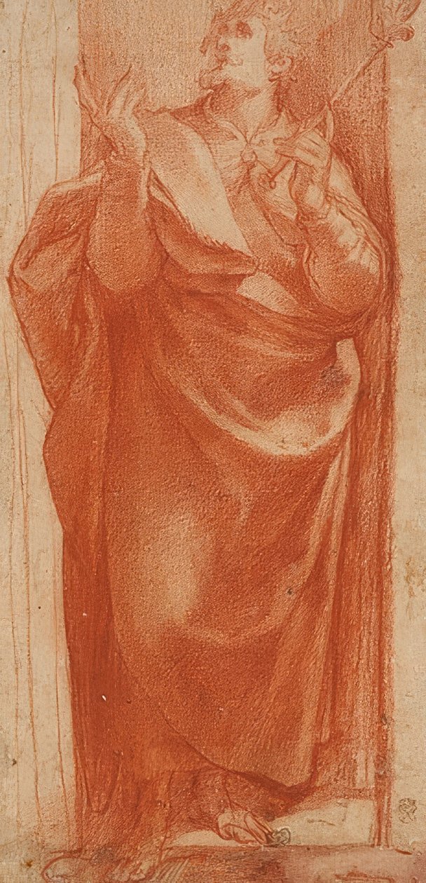 Álló szent király. 1570/80 körül (?) alkotó: Girolamo Muziano