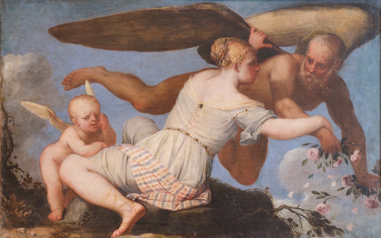 A menekülő idő allegóriája, c. 1755-1759 (olaj, vászon) alkotó: Girolamo Pellegrini