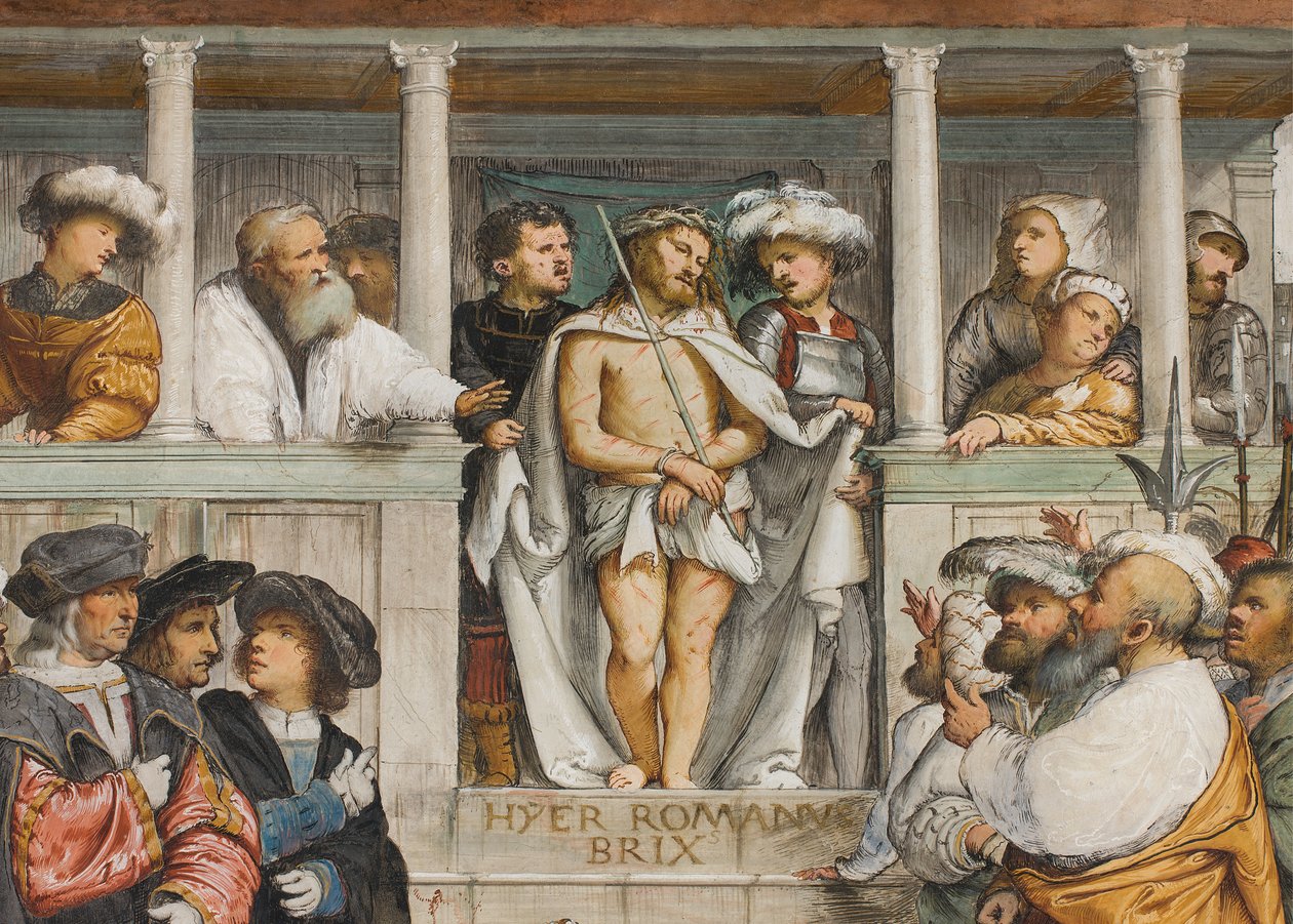 Középhajó, Negyedik déli szakasz, Ecce Homo, Girolamo Romanino alkotó: Girolamo Romanino