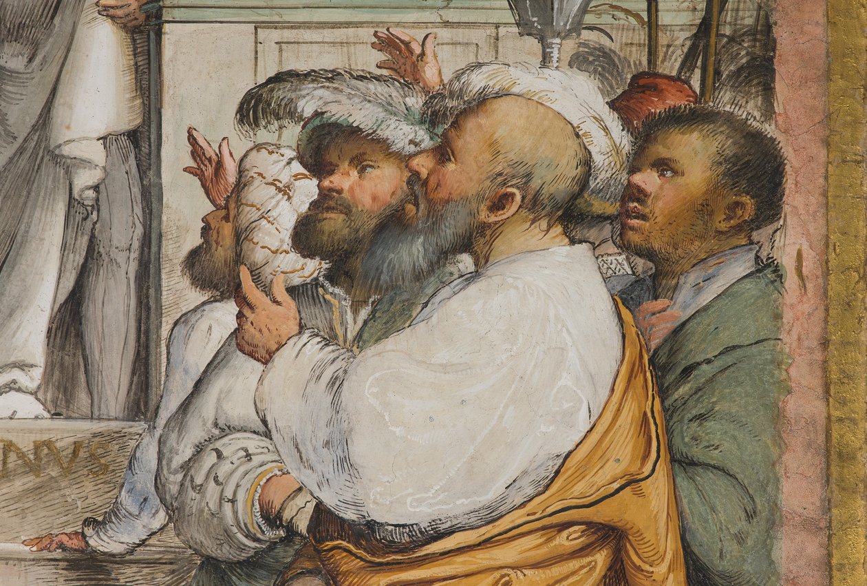 Középhajó, Negyedik déli szakasz, Ecce Homo, Girolamo Romanino alkotó: Girolamo Romanino