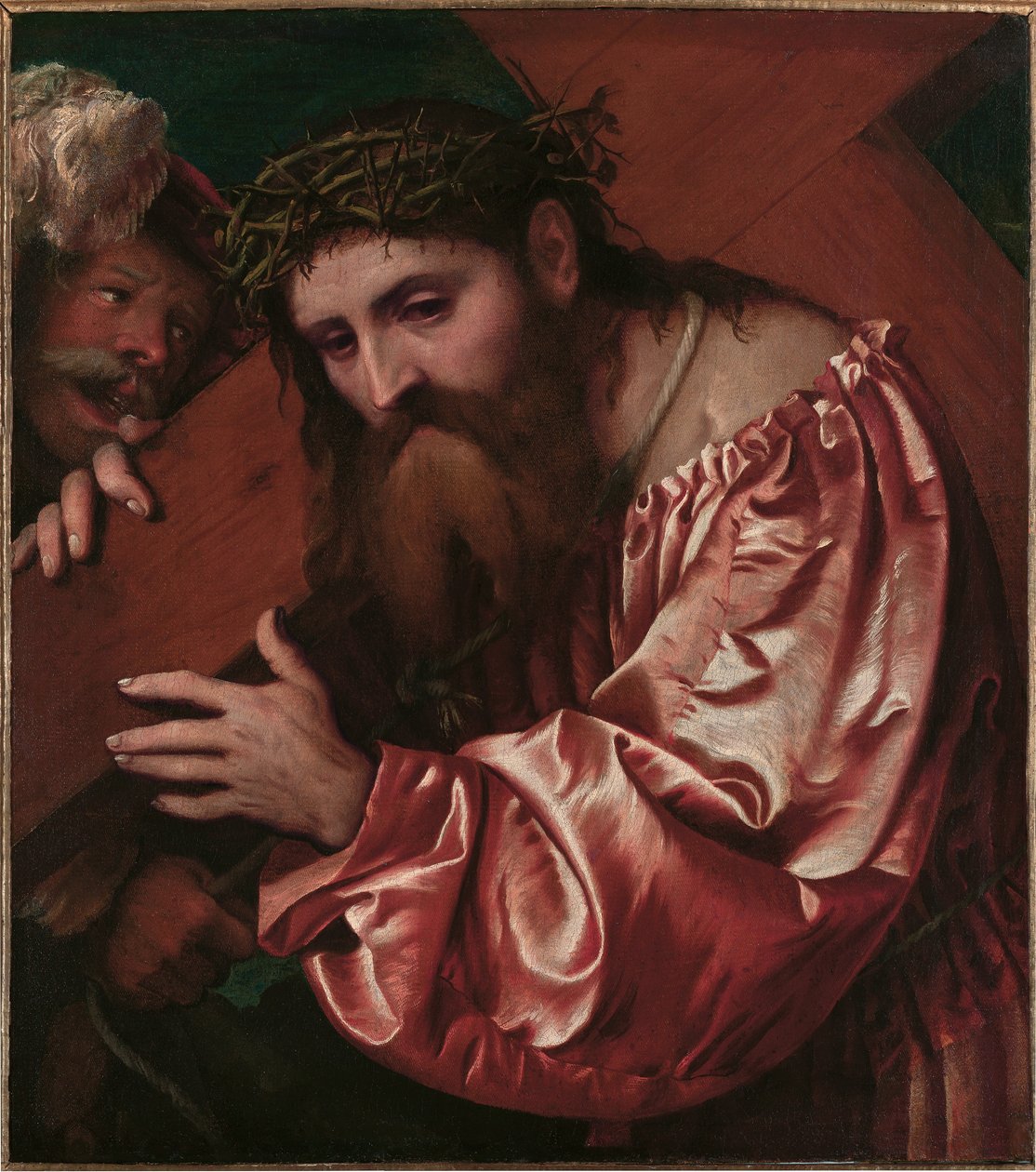 A keresztet hordozó Krisztus alkotó: Girolamo Romanino