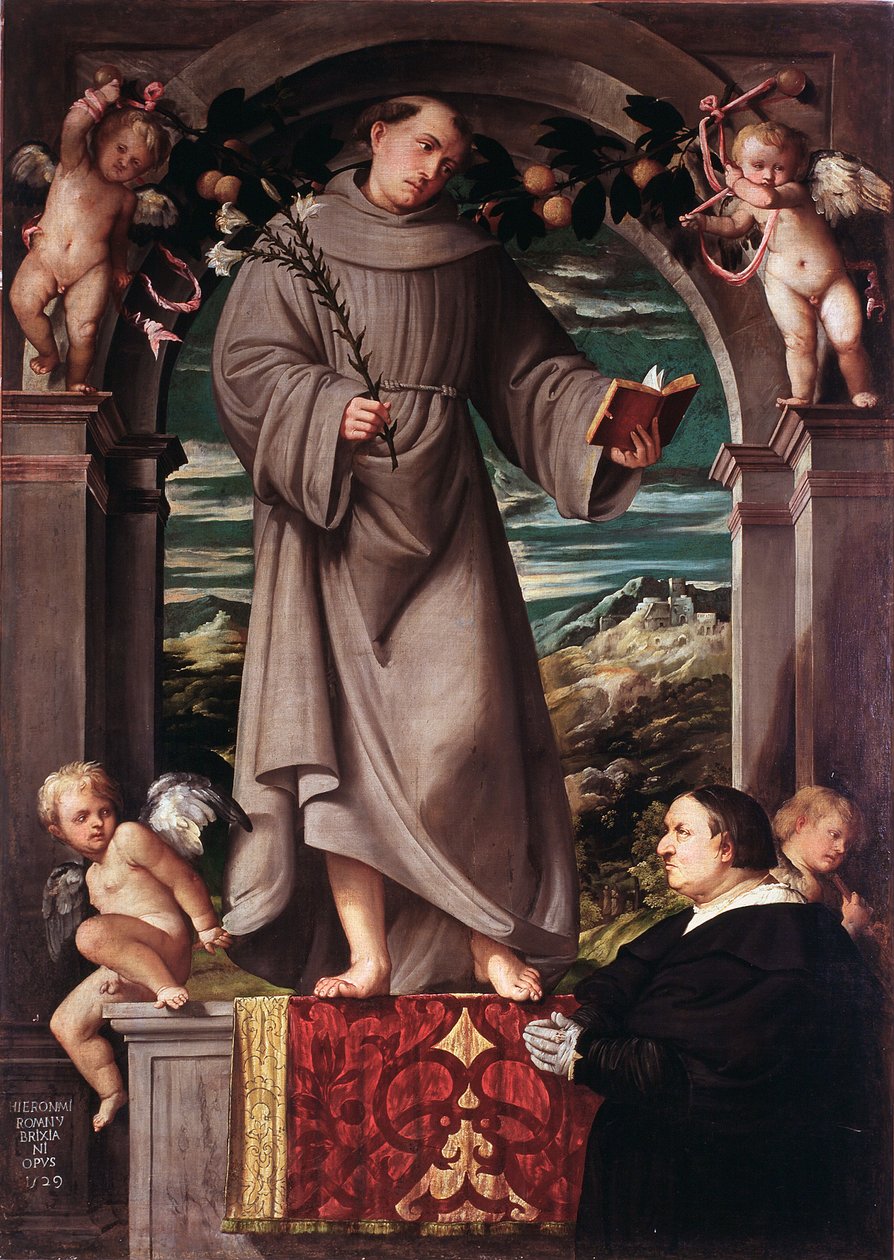 Páduai Szent Antal alkotó: Girolamo Romanino