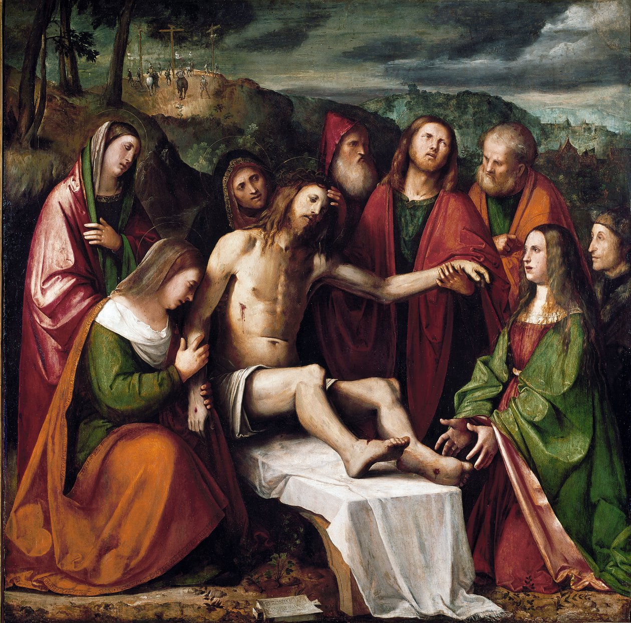 A lerakódás alkotó: Girolamo Romanino