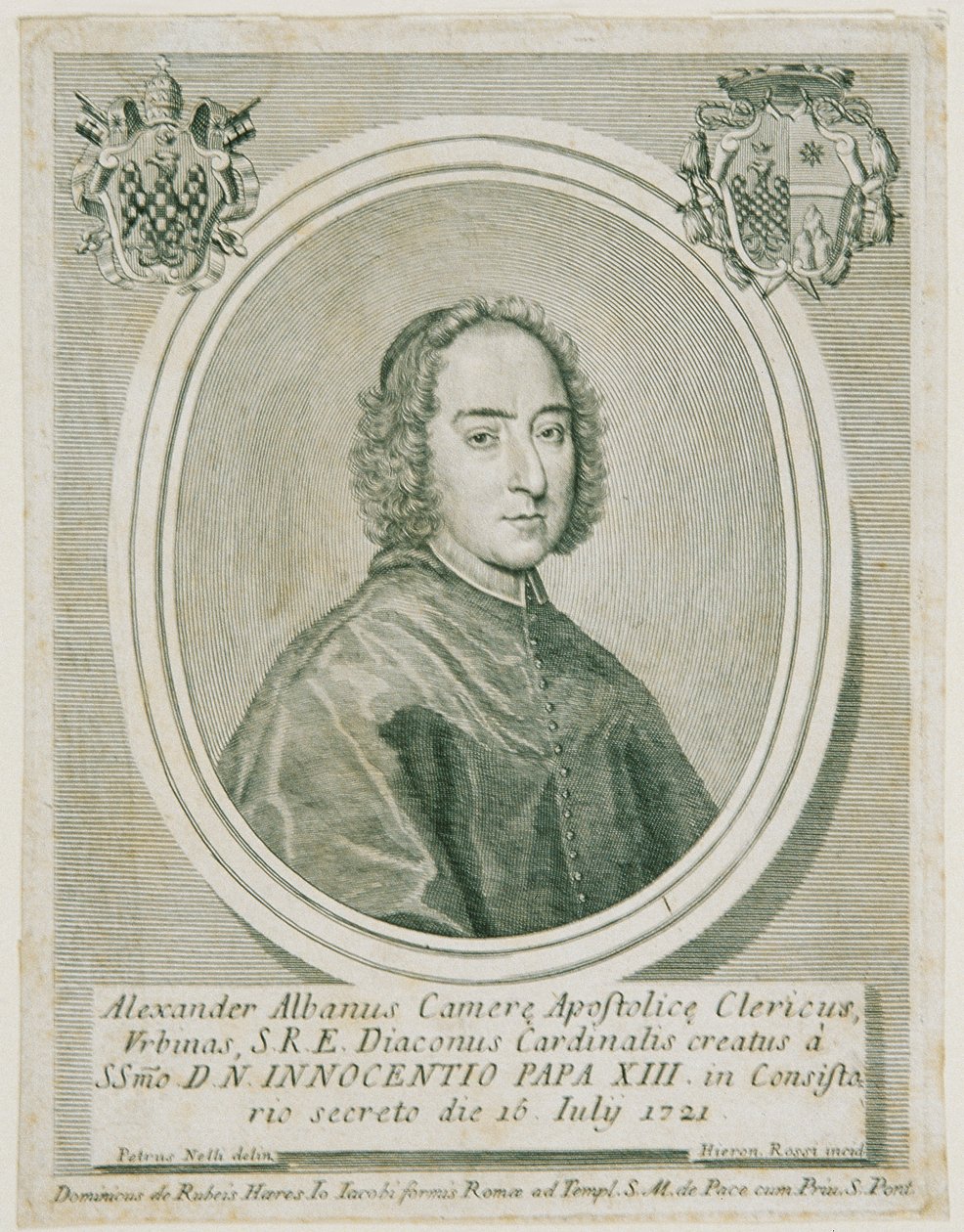 Alessandro Albani bíboros alkotó: Girolamo Rossi