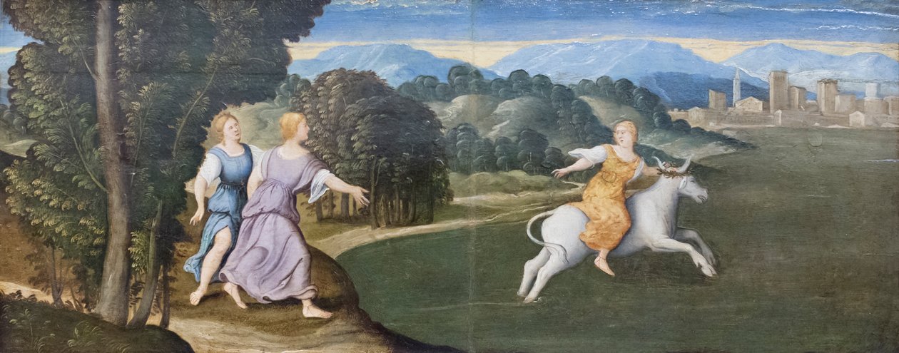 Európa megerőszakolása alkotó: Girolamo da Santacroce