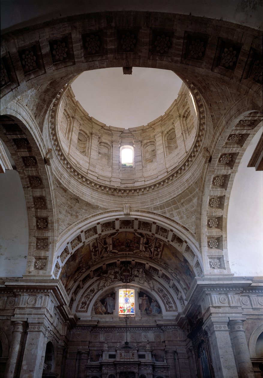 A San Biagio templom belső képe (1518-1545) alkotó: Giuliano Giamberti da Sangallo