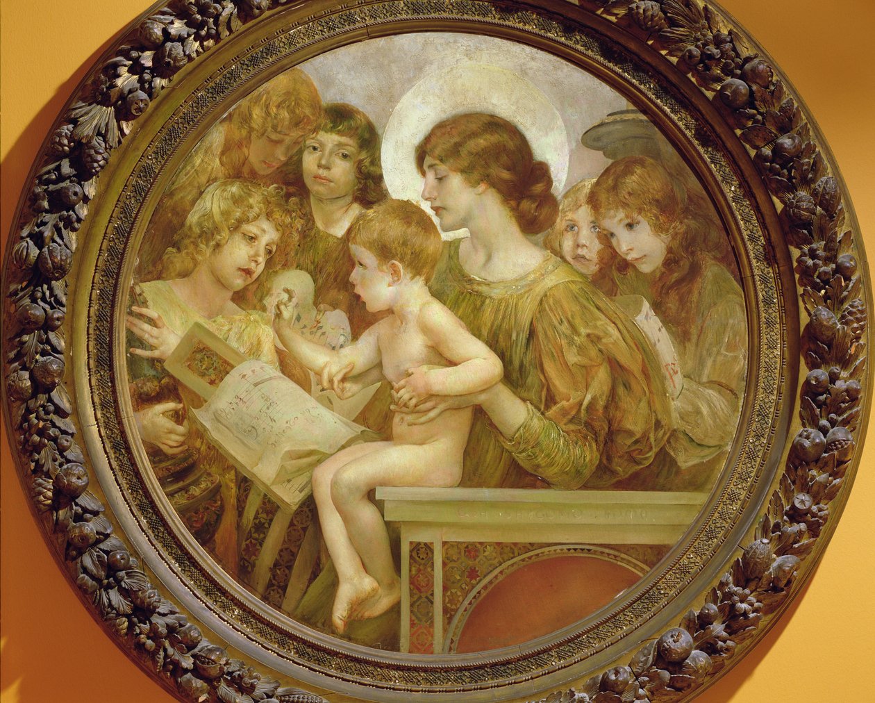Az angyalok szűze alkotó: Giulio Aristide Sartorio