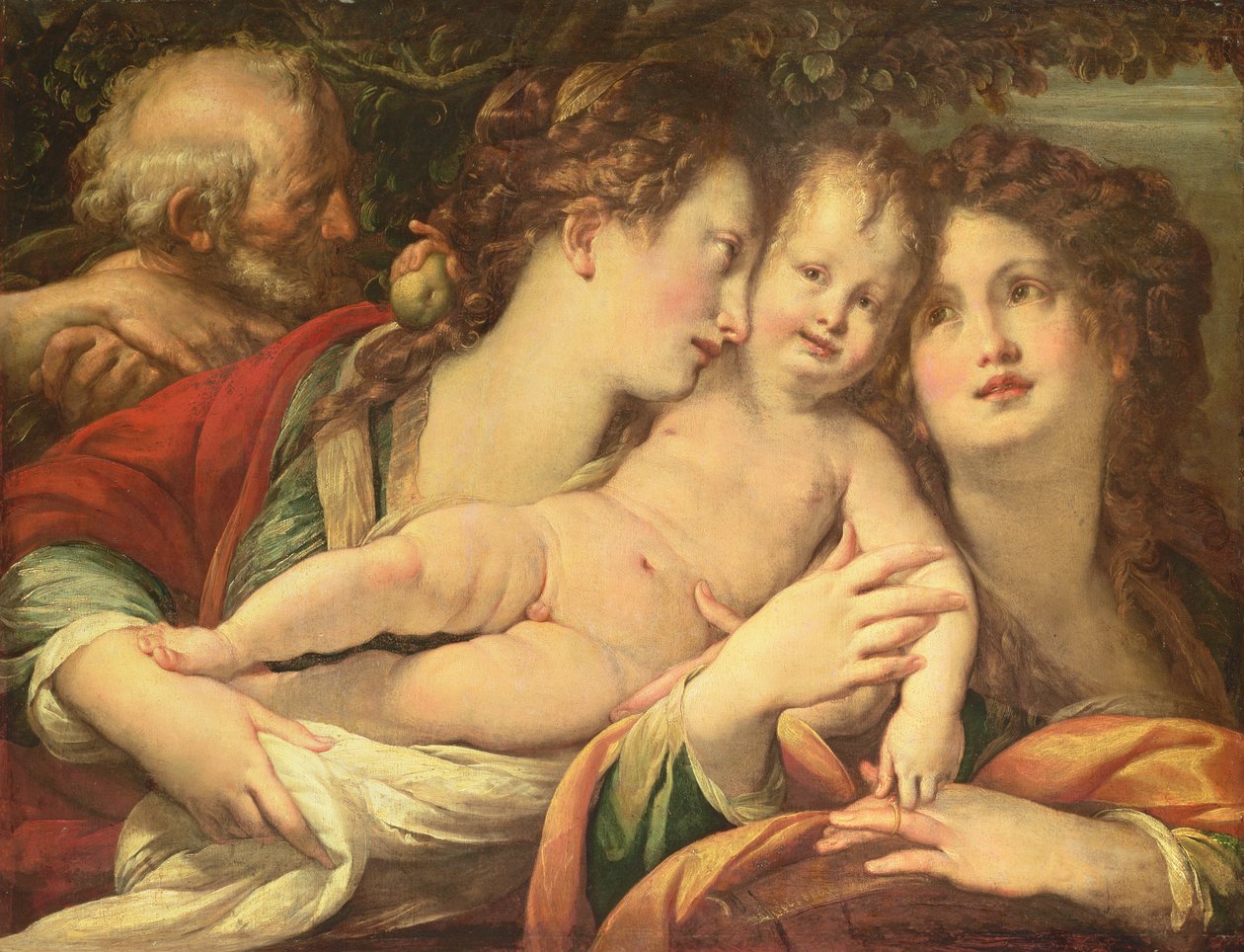Szent Katalin misztikus házassága, 1610 körül (tábla) alkotó: Giulio Cesare Procaccini