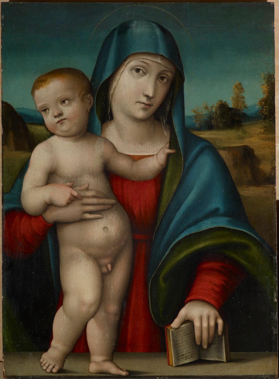 Madonna és gyermeke alkotó: Giulio Francia
