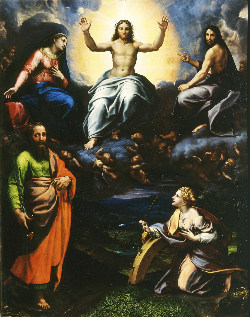 Deesis alkotó: Giulio Romano