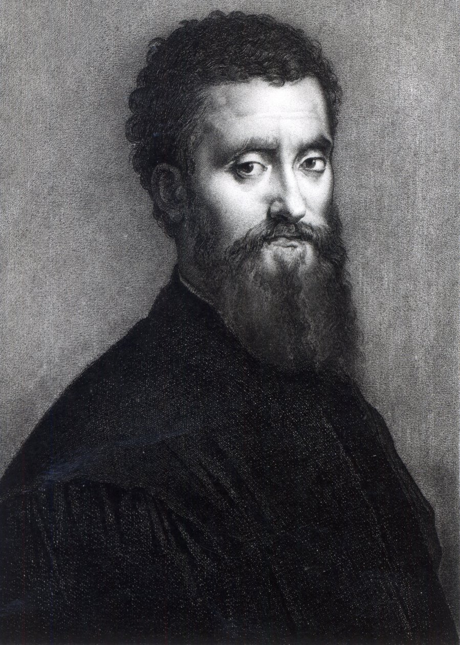 Önarckép, vésett Jean-Louis Potrelle alkotó: Giulio Romano