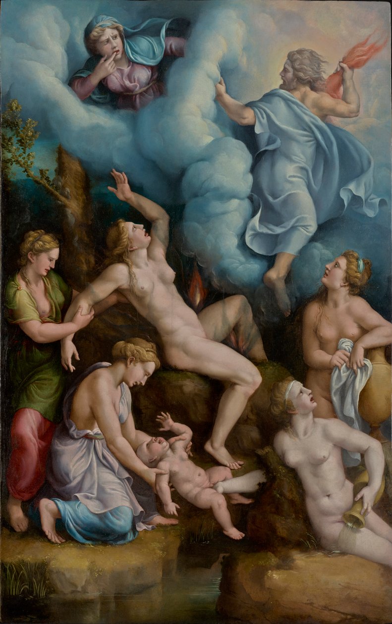 Bacchus születése alkotó: Giulio Romano