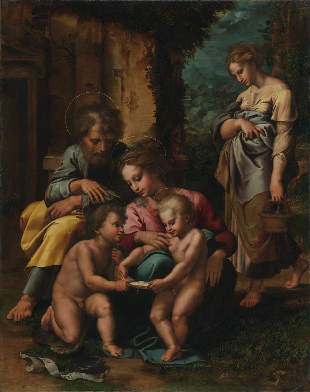 A Szent Család alkotó: Giulio Romano