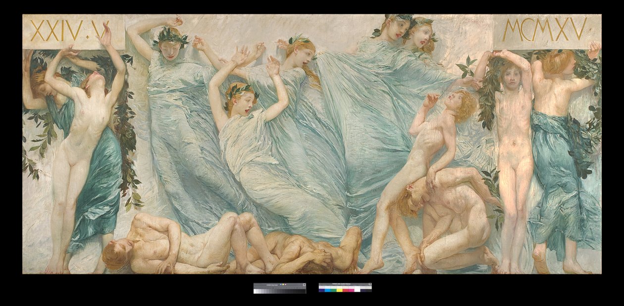 Az ébredés, 1904-23 alkotó: Giulio Aristide Sartorio