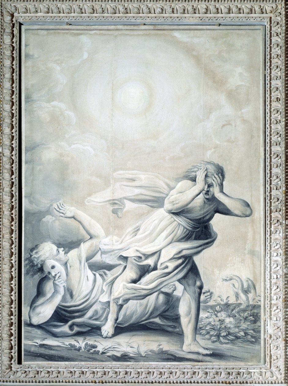 Az igazság allegóriája, amely felfedi a dolgok lényegét, és megszégyeníti a csalást és az árulást (Festészet, 1820-1826 körül) alkotó: Giulio Ballino