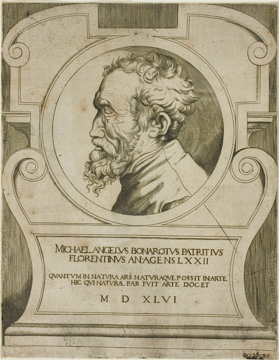 Michelangelo alkotó: Giulio Bonasone